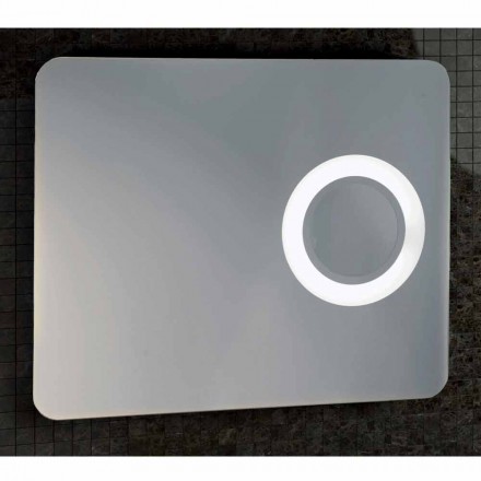 Schminkspiegel im modernen Design, LED-Beleuchtung, Maren Viadurini