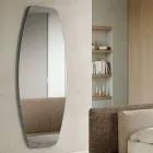 Länglicher Spiegel in drei Farbvarianten, hergestellt in Italien – Silea Viadurini
