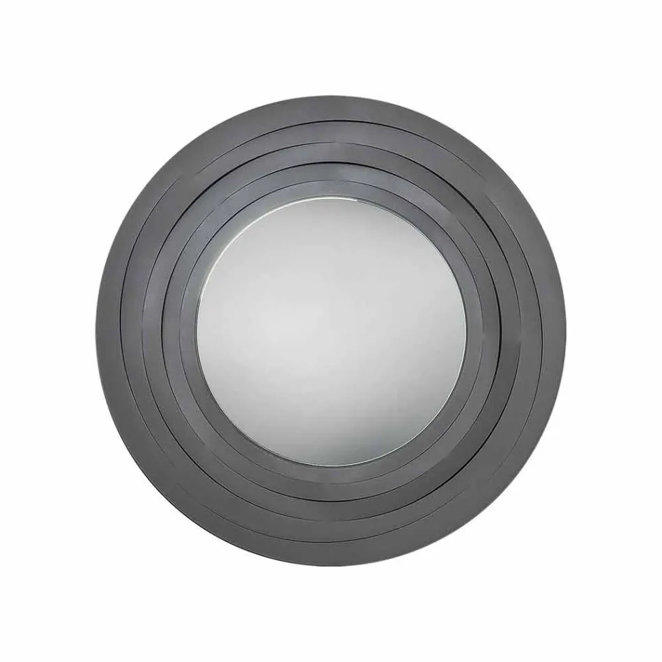 Moderner runder Wandspiegel aus farbigem Eisen Made in Italy - Oregano Viadurini