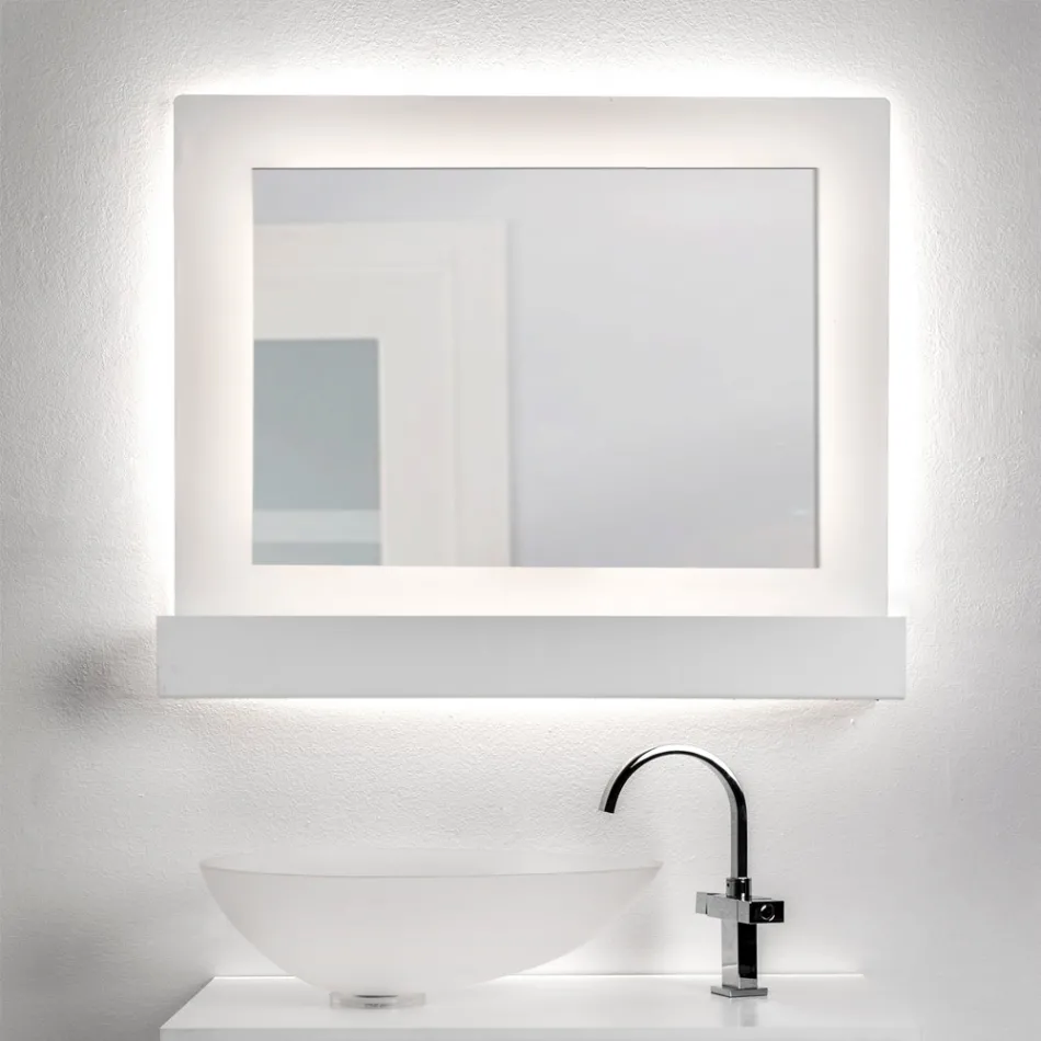 Horizontaler Plexiglas-Wandspiegelbehälter, hergestellt in Italien - Kiran Viadurini