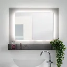 Horizontaler Plexiglas-Wandspiegelbehälter, hergestellt in Italien - Kiran Viadurini