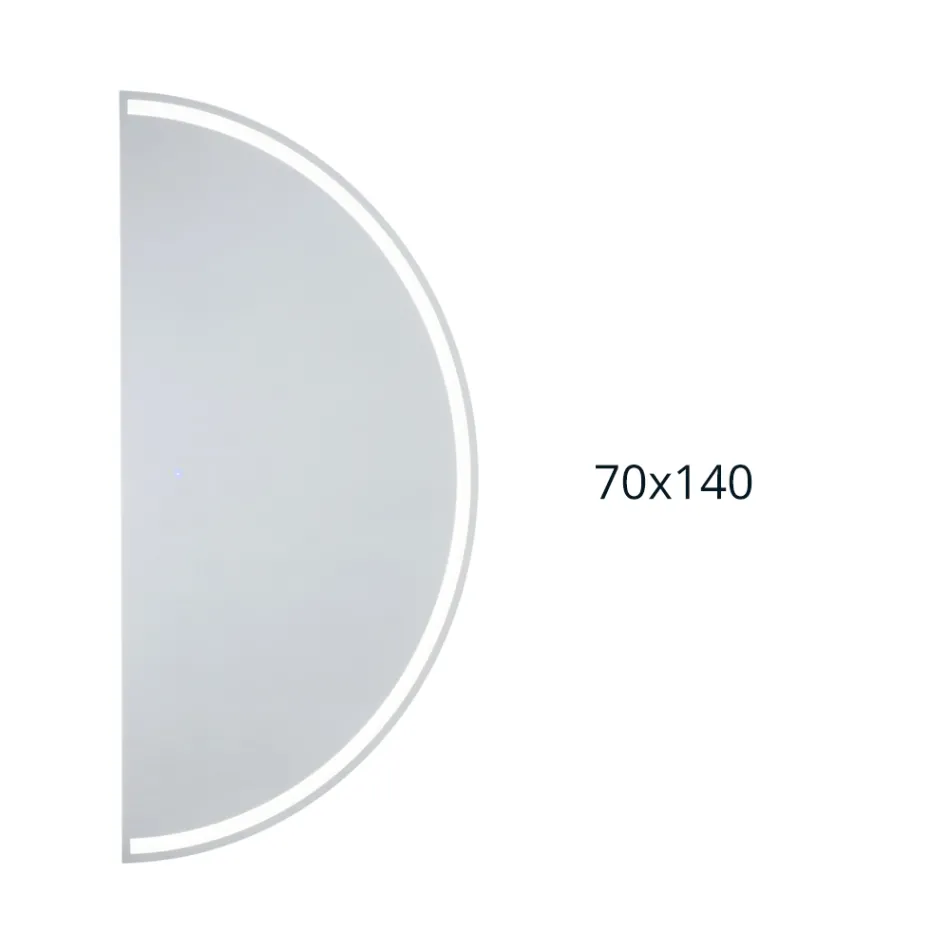 Hinterleuchteter Spiegel mit durchgehendem LED-Streifen - Excelsior Viadurini