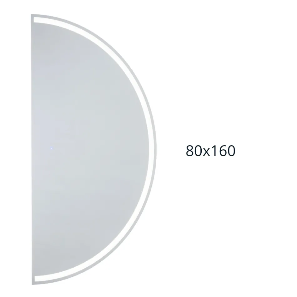 Hinterleuchteter Spiegel mit durchgehendem LED-Streifen - Excelsior Viadurini