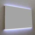 Hintergrundbeleuchteter Wandspiegel mit Stahlrahmen Made in Italy - Tundra Viadurini