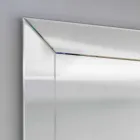 Wulstiger Spiegel mit moderner Grundkante, H120 x L120cm, Dedalo Viadurini