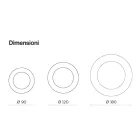 Runder Spiegel mit gewelltem Glasrahmen, hergestellt in Italien - Adelma Viadurini