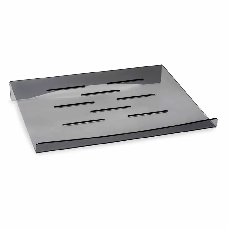 Laptopständer in transparentem oder geräuchertem Plexiglas Design 2 Stück - Nerdino Viadurini