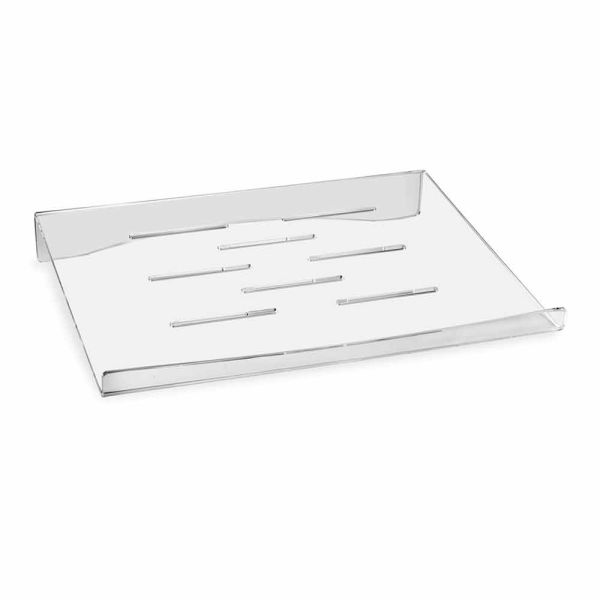 Laptopständer in transparentem oder geräuchertem plexiglas design 2 stück - nerdino