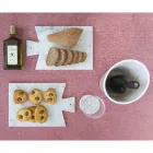 Modernes Schneidebrett aus weißem Carrara-Marmor Made in Italy - Biblon Viadurini