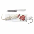 Modernes Schneidebrett aus weißem Carrara-Marmor Made in Italy - Biblon Viadurini