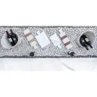 Modernes Schneidebrett aus weißem Carrara-Marmor Made in Italy - Biblon Viadurini