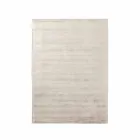 Moderner Wohnzimmerteppich aus Baumwolle und Viskose, handgewebt - Silky Viadurini