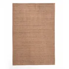 Auf einem manuellen Webstuhl hergestellter Wohnzimmerteppich aus Viskose, Wolle und Baumwolle – Cristel Viadurini