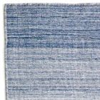 Rechteckiger Wohnzimmerteppich, handgewebt aus Polyester und Baumwolle – Zonte Viadurini