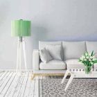 Design Rechteckiger Wohnzimmerteppich aus PVC und Polyester - Coria Viadurini