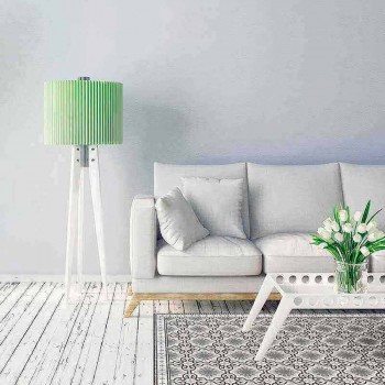 Design Rechteckiger Wohnzimmerteppich aus PVC und Polyester - Coria