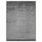 Farbiger und moderner Designteppich aus Seide und Baumwolle 2 Dimensionen - Zefiro Viadurini