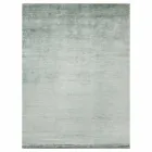 Farbiger und moderner Designteppich aus Seide und Baumwolle 2 Dimensionen - Zefiro Viadurini