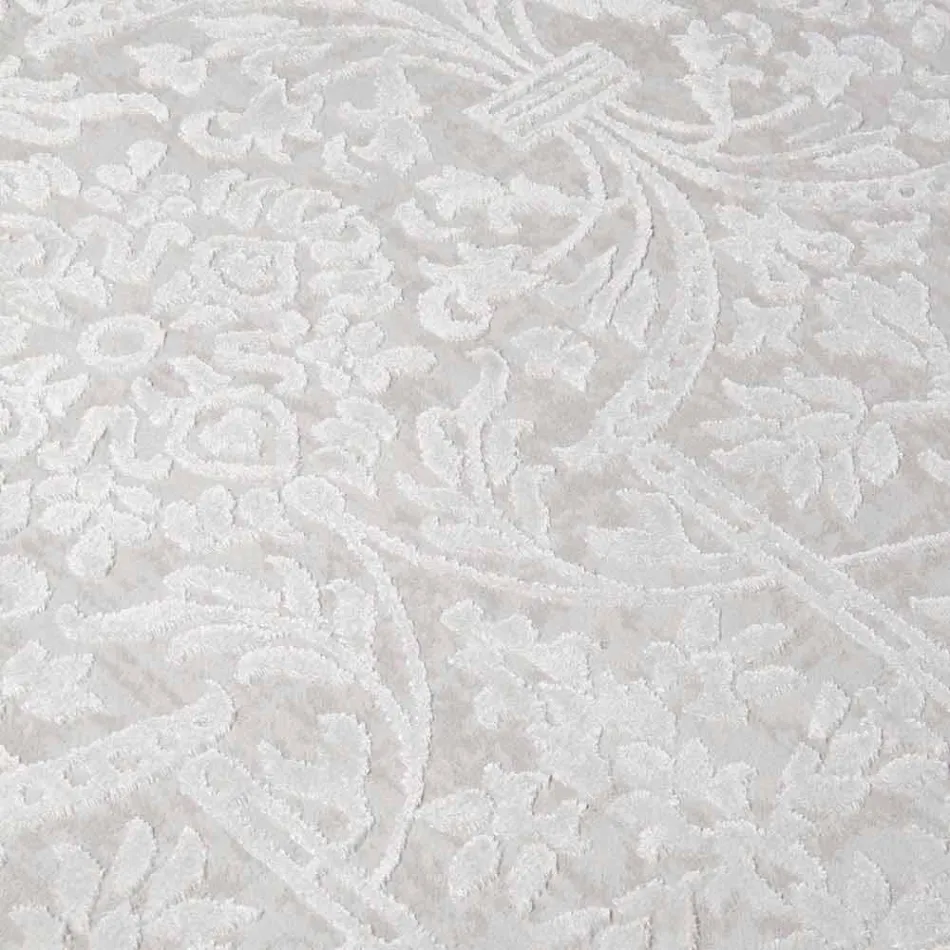 Designteppich mit beigem Design aus Polyester und Viskose - Okzitanien Viadurini