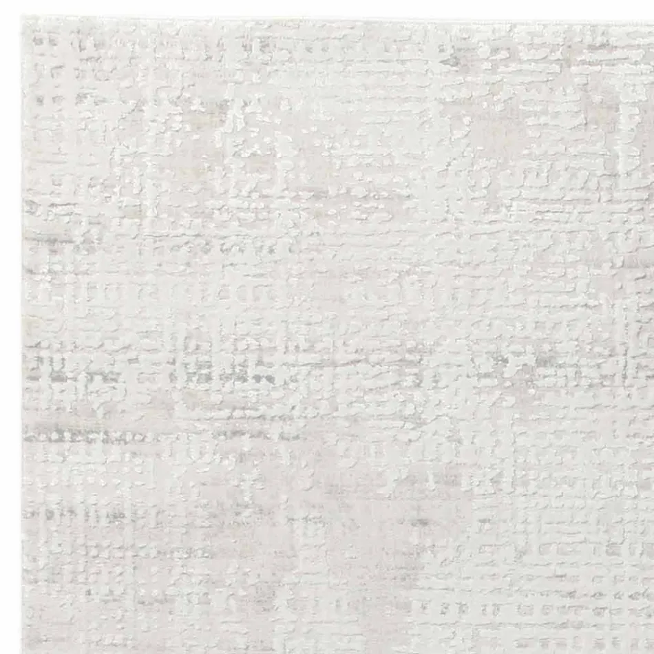 Designteppich mit beigem Design aus Polyester und Viskose - Okzitanien Viadurini