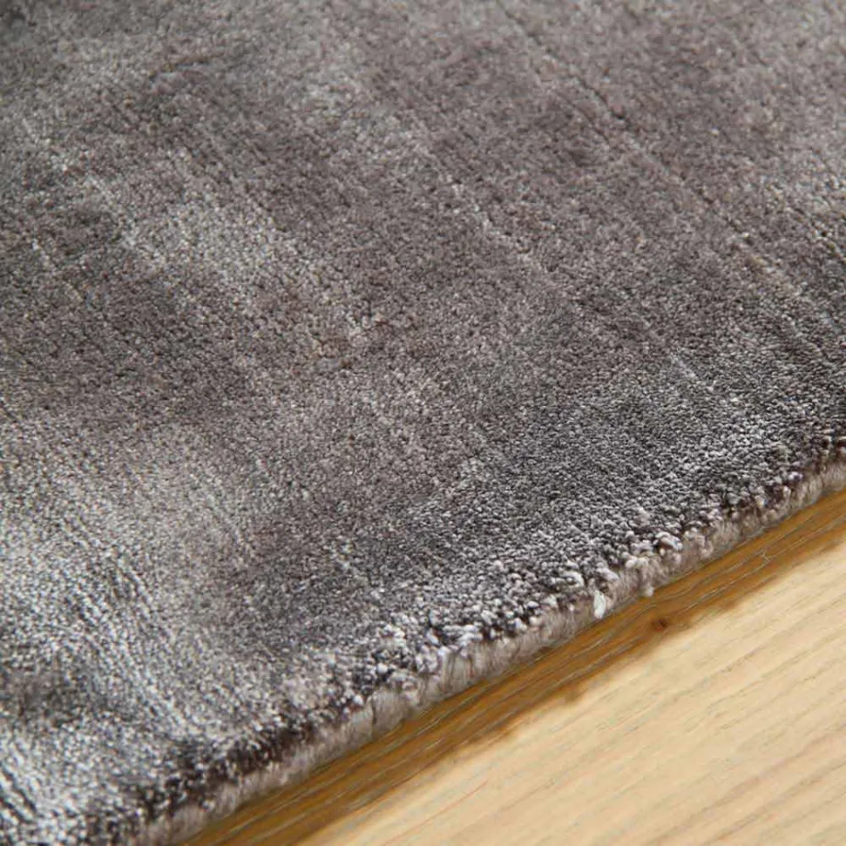 Großer farbiger Seidenteppich im modernen Design - Ausblick Viadurini