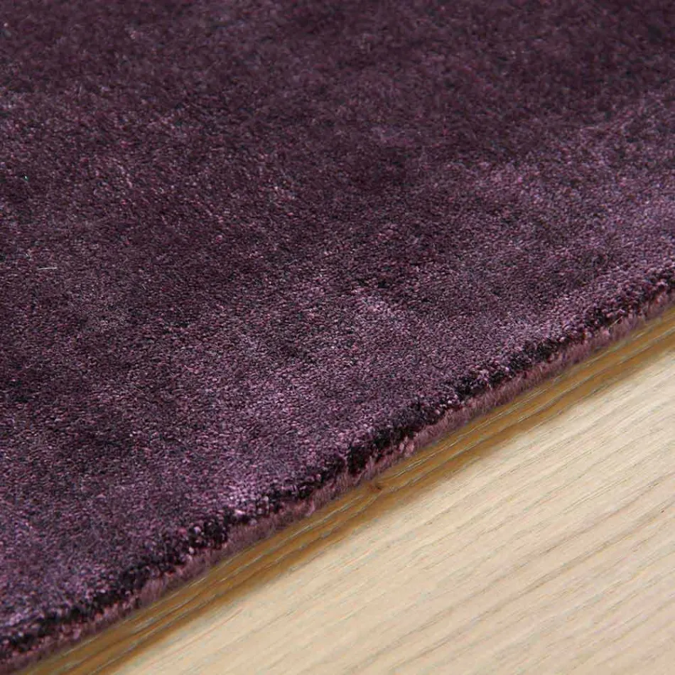 Großer farbiger Seidenteppich im modernen Design - Ausblick Viadurini