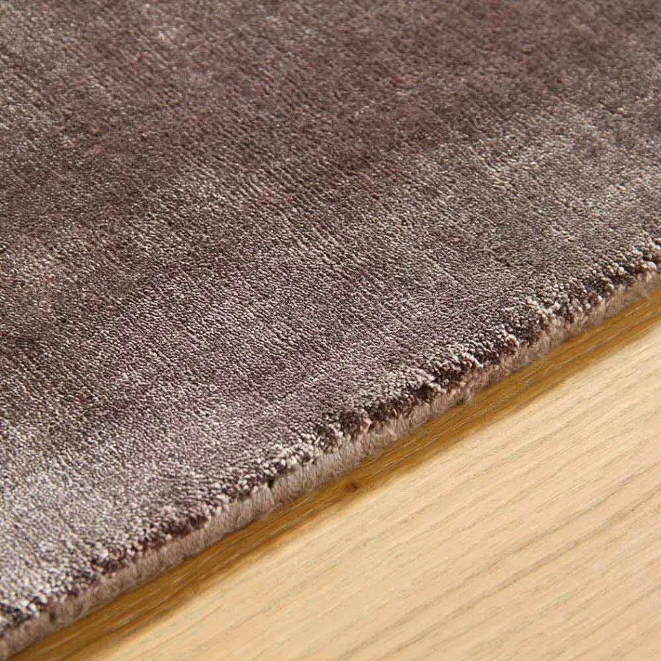 Großer farbiger Seidenteppich im modernen Design - Ausblick Viadurini