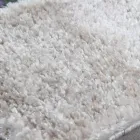 Großer Teppich aus modernem Design aus Seide und Baumwolle, gefärbtes langes Haar - Etesia Viadurini