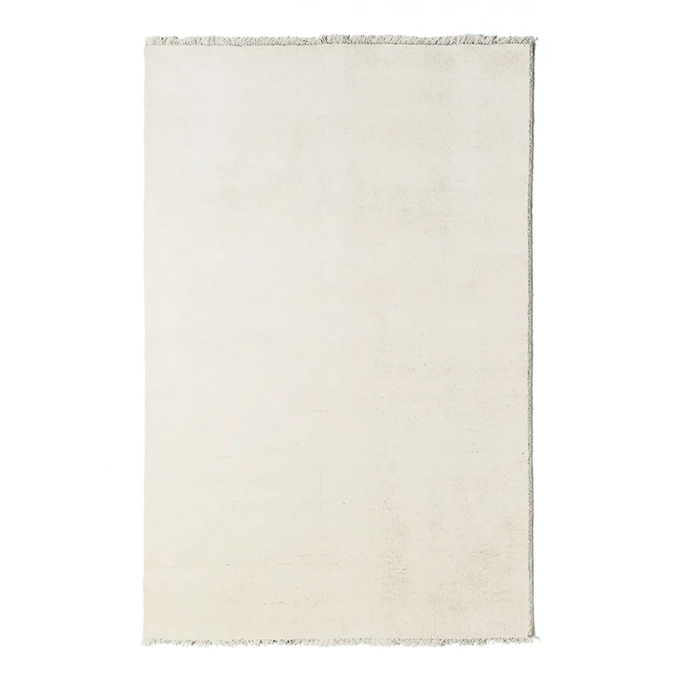 Moderner Wohnzimmerteppich mit vielseitigem Design aus 100 % Wolle – Pepita Viadurini