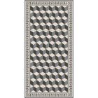 Moderner Wohnzimmerteppich aus PVC und Polyester mit geometrischem Muster - Romio Viadurini