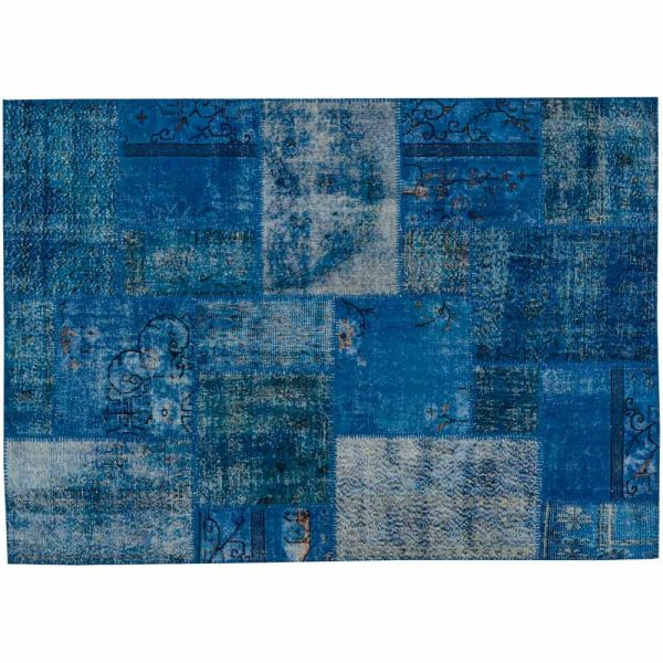 Handgeknüpfter patchwork wohnzimmerteppich handgeknüpft in der türkei - raimund