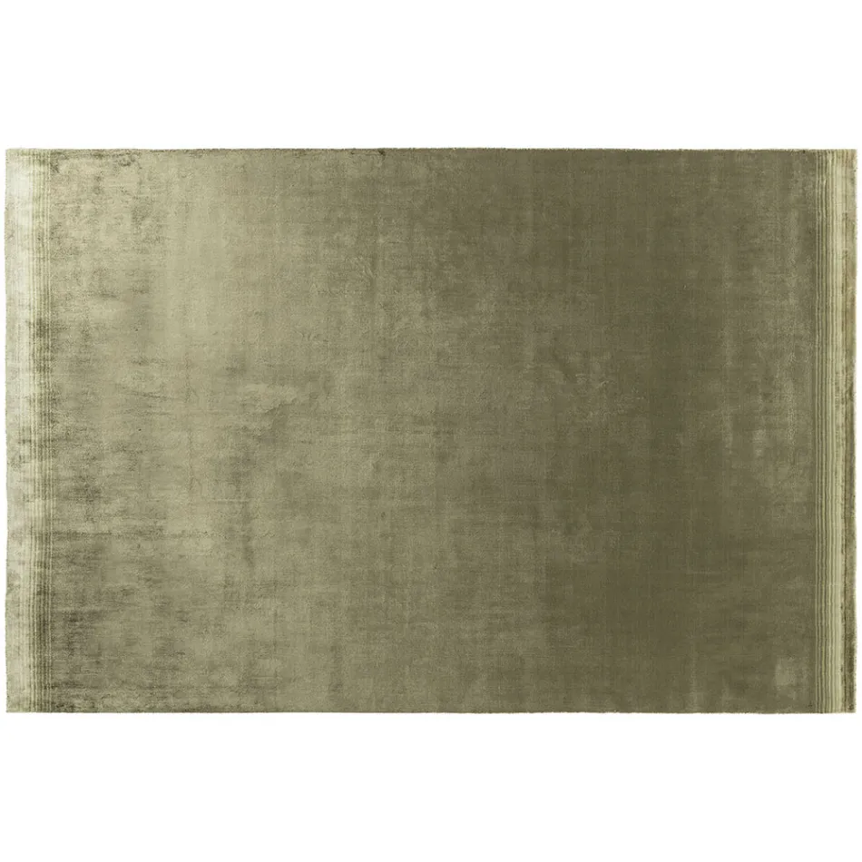 Handgefertigter Wohnzimmerteppich aus hochwertiger Viskose, gewebt in Indien – Bonnet Viadurini