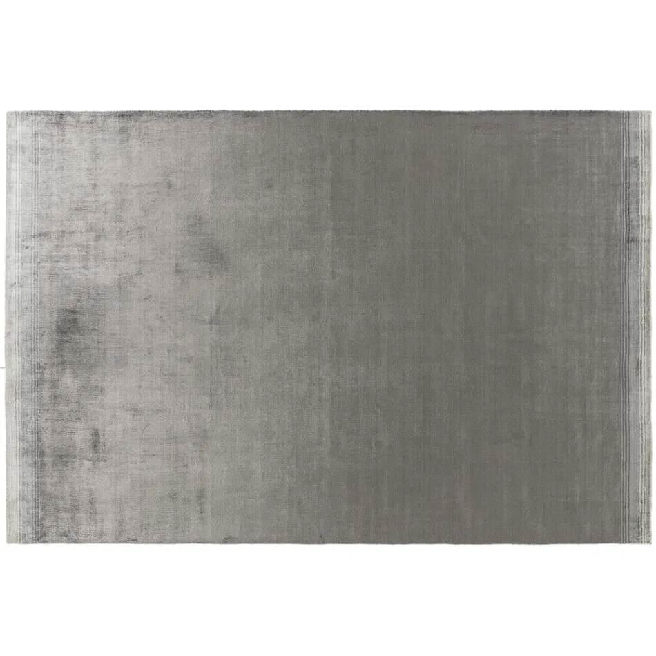 Handgefertigter Wohnzimmerteppich aus hochwertiger Viskose, gewebt in Indien – Bonnet Viadurini