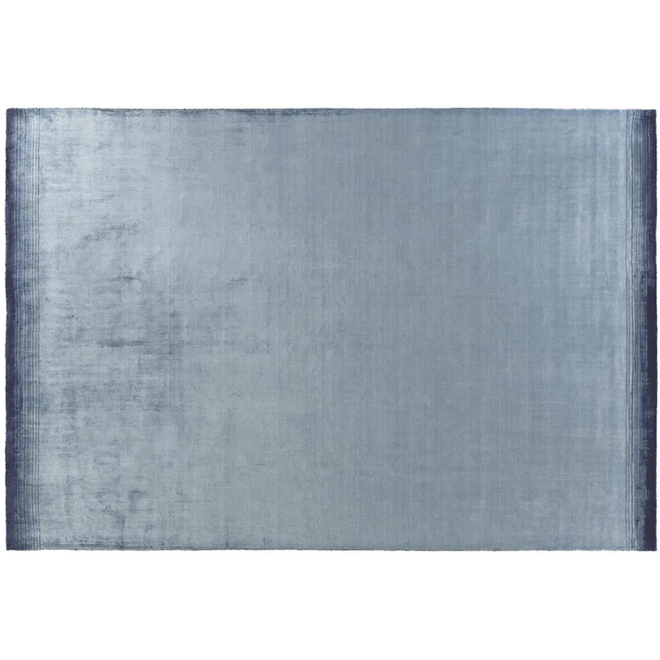 Handgefertigter Wohnzimmerteppich aus hochwertiger Viskose, gewebt in Indien – Bonnet Viadurini