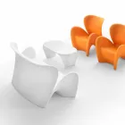 Moderne Couchtische für drinnen oder draußen, 2 Stück - Lily von Myyour Viadurini