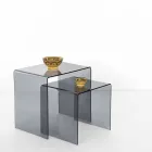 Designtische aus farbigem Plexiglas, hergestellt in Italien, Spinoso Viadurini