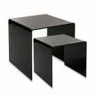 Designtische aus farbigem Plexiglas, hergestellt in Italien, Spinoso Viadurini