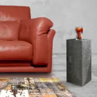 Hoher Couchtisch in Fossil Stone Grey Finish – Florida Viadurini