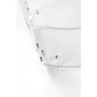 Niedriger Nachttisch aus transparentem Plexiglas Made in Italy - Alamin Viadurini