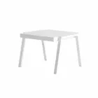 Moderner Couchtisch im Freien aus Aluminium und Laminat - Carmine2 Viadurini