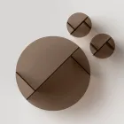 Laris Couchtisch aus Bronzeglas mit raffiniertem Design, hergestellt in Italien Viadurini
