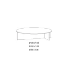 Laris Couchtisch aus Bronzeglas mit raffiniertem Design, hergestellt in Italien Viadurini