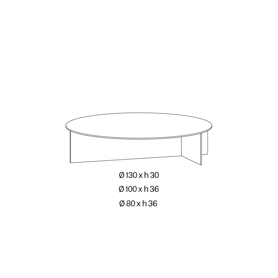 Laris Couchtisch aus Bronzeglas mit raffiniertem Design, hergestellt in Italien Viadurini