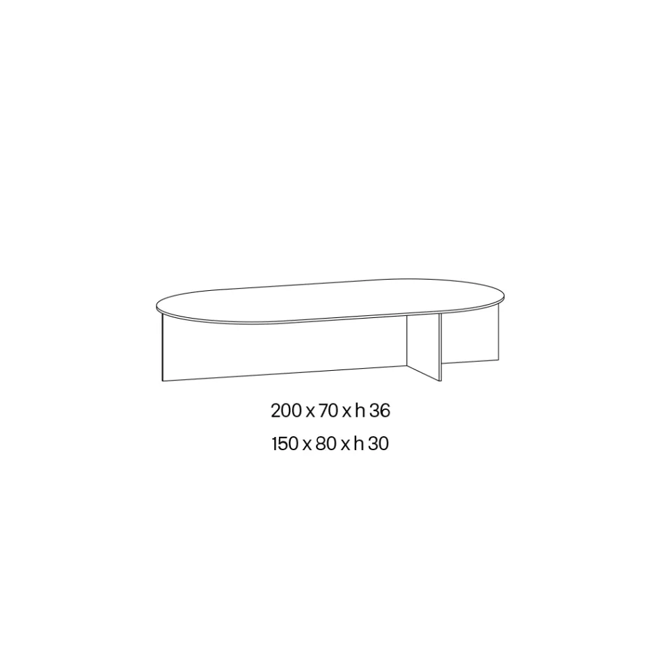 Laris Couchtisch aus Bronzeglas mit raffiniertem Design, hergestellt in Italien Viadurini