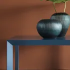 Quadratischer Couchtisch aus Metall in 2 Größen – Josyane Viadurini