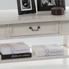 Couchtisch mit Schublade und Regal aus patiniertem Holz, hergestellt in Italien – Tuoni Viadurini