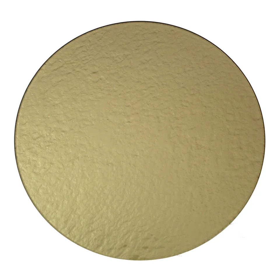 Couchtisch mit runder Platte aus Glas, hergestellt in Italien – Siste Viadurini