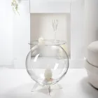 Mehrzweck-Containertisch aus transparentem Plexiglas, hergestellt in Italien – Scar Viadurini