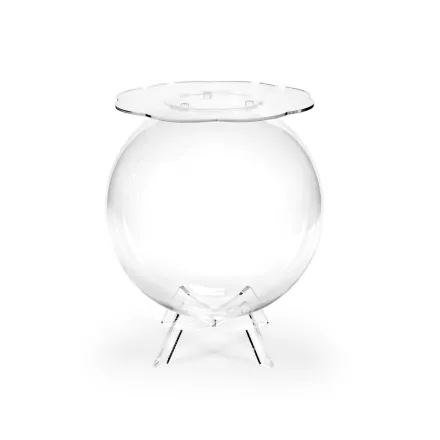 Mehrzweck-Containertisch aus transparentem Plexiglas, hergestellt in Italien – Scar Viadurini