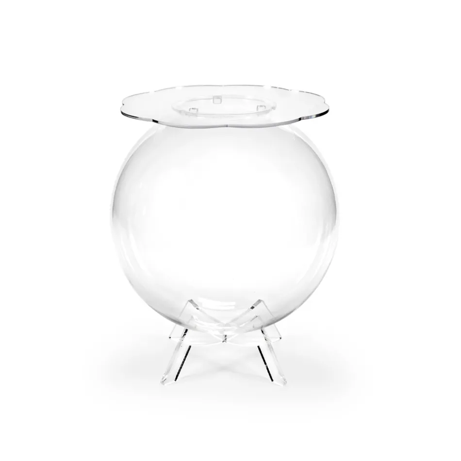 Mehrzweck-Containertisch aus transparentem Plexiglas, hergestellt in Italien – Scar Viadurini